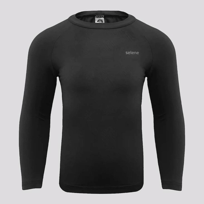 Camiseta Selene Manga Longa Proteção Uv50+ - Infantil - Foto 1