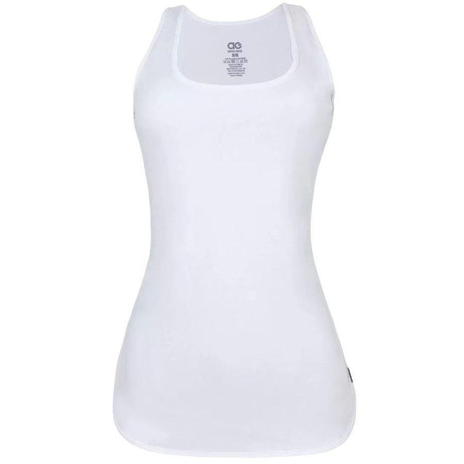 Camiseta Regata Alto Giro Skin Fit Alongada - Feminina - Foto 1