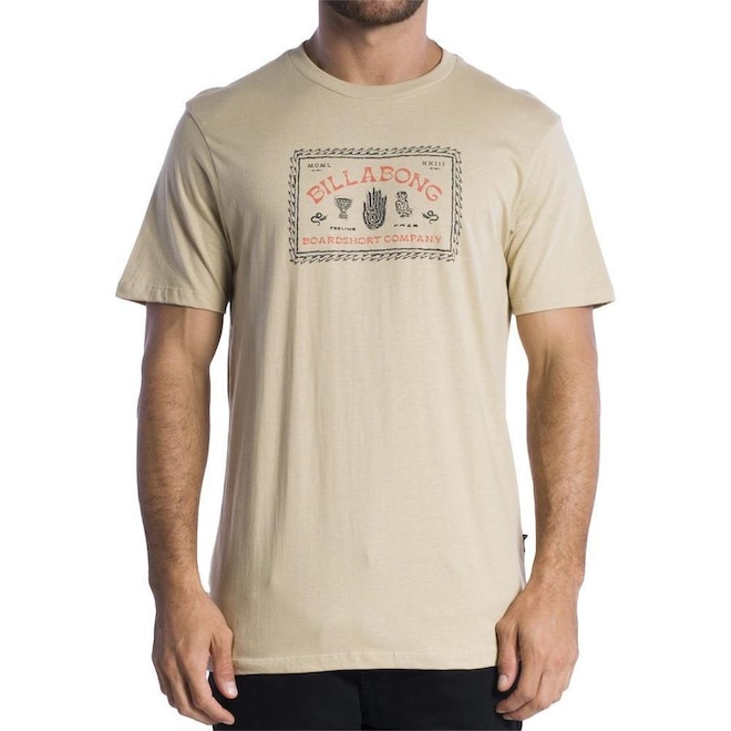 Camiseta Billabong Hand Shaped Sm24 - Masculina - Foto 1
