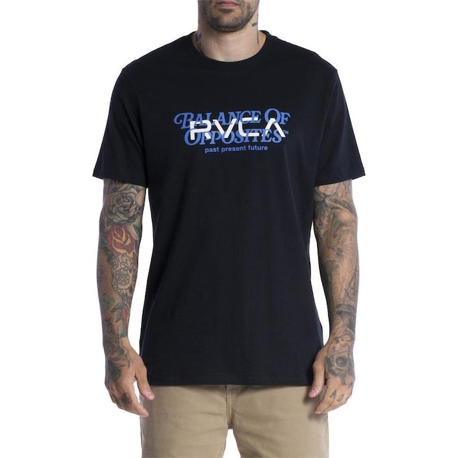 Camiseta Rvca Big Balance Sm24 - Masculina - Foto 1
