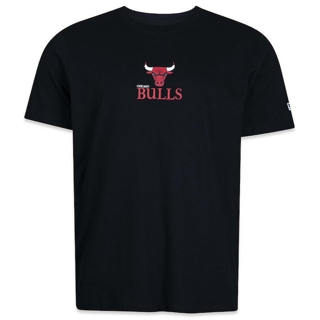 Camiseta New Era Freestyle Chicago Bulls Nba - Masculina - Foto 1