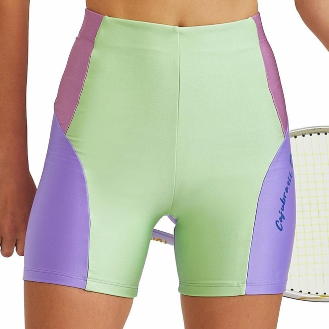 Shorts Cajubrasil Colorido com Silk - Feminino - Foto 1