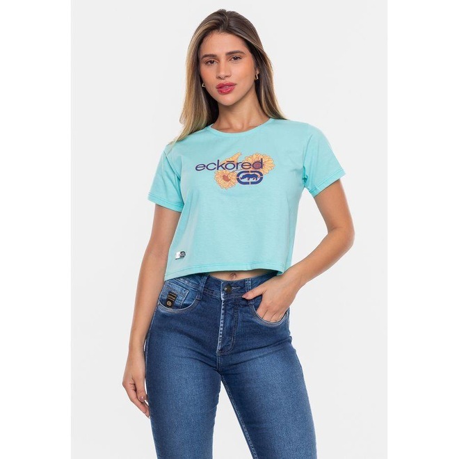 Blusa Cropped Ecko Stark - Feminina - Foto 1