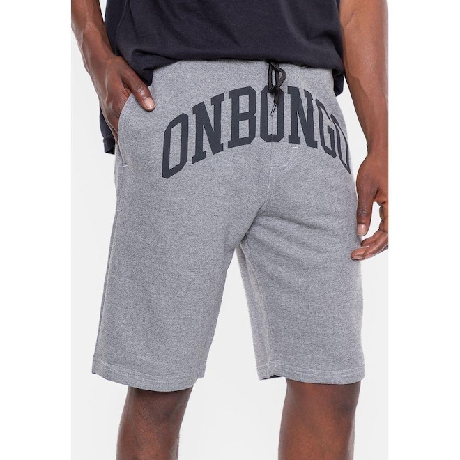 Bermuda de Moletom Onbongo Ko - Masculina - Foto 1