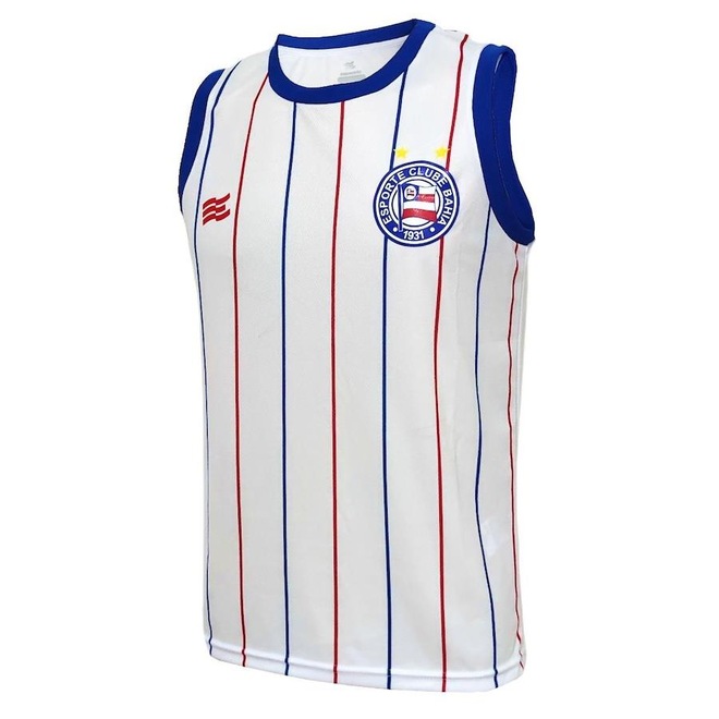 Camiseta Regata do Bahia Tricolor Listrada Esquadrão - Masculina - Foto 1