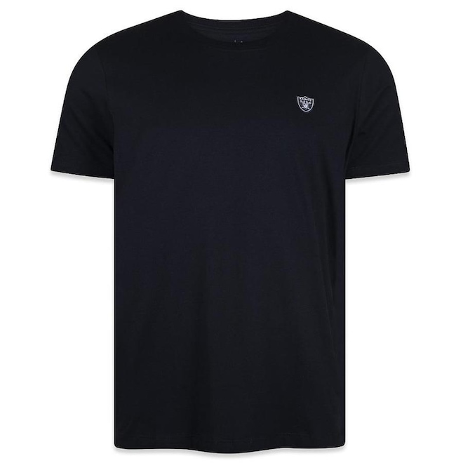 Camiseta New Era Las Vegas Raiders Nfl Mini Patch - Masculina - Foto 1