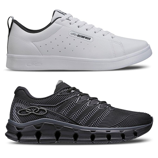 Kit Olympikus: Tênis Only 2 + Tênis Taurus - Masculino - Foto 1