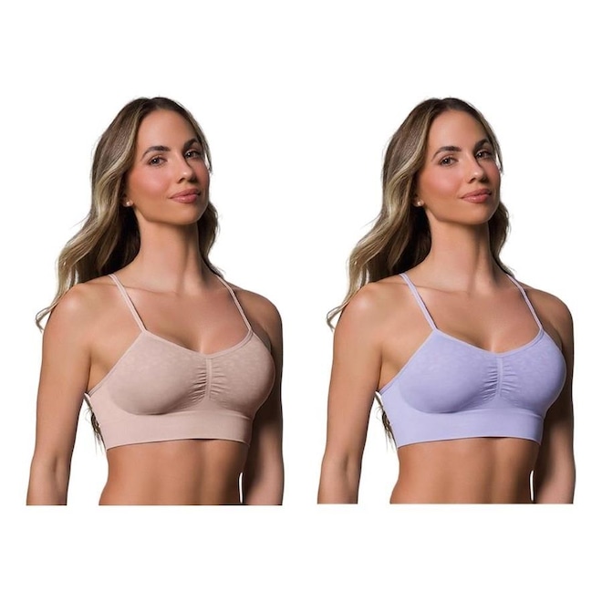 Sutiã Selene sem Costura - 2 unidades - Foto 1