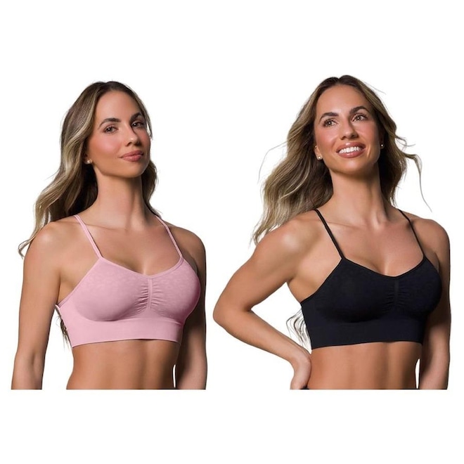 Sutiã Selene sem Costura - 2 unidades - Foto 1