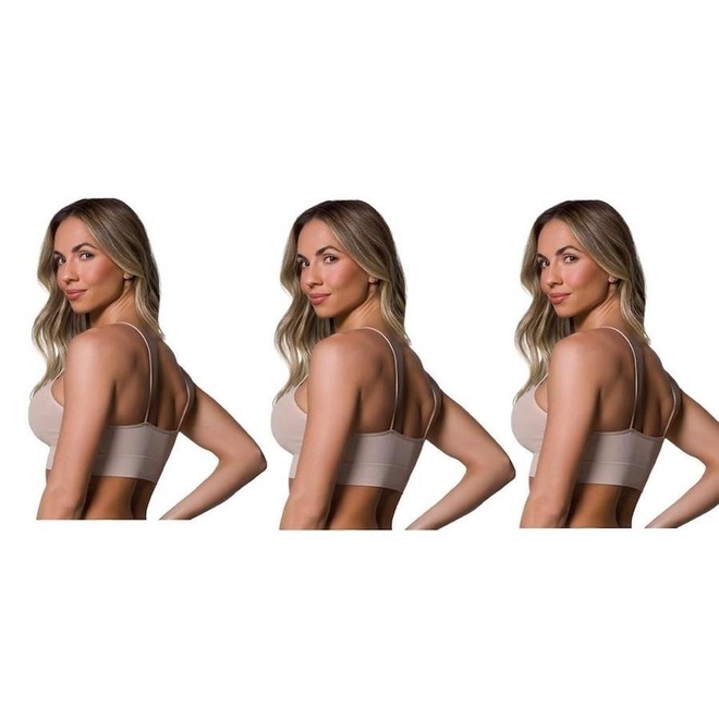 Sutiã Selene sem Costura - 3 Unidades - Adulto - Foto 1