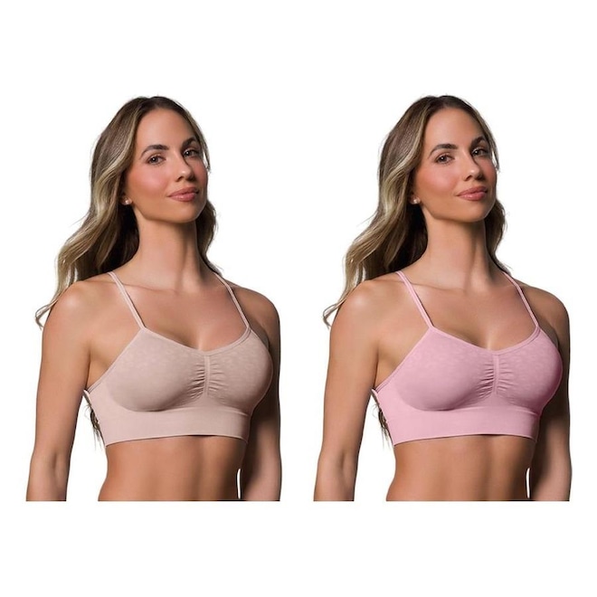 Sutiã Selene sem Costura - 2 unidades - Foto 1