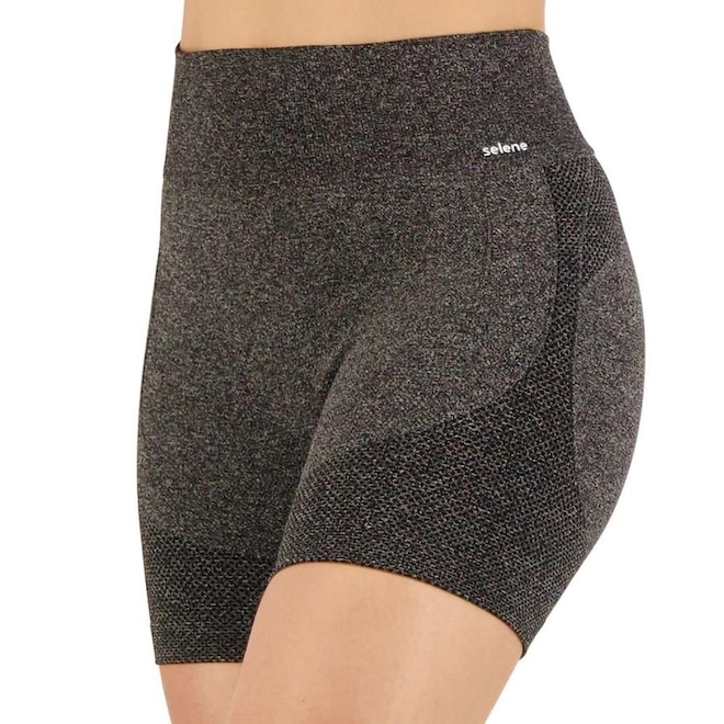 Shorts Selene sem Costura - Feminino - Foto 1