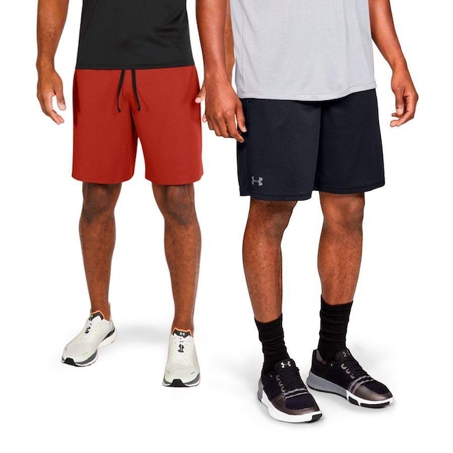 Kit de Bermudas Under Armour Tech Mesh - 2 Unidades - Masculina - Foto 1