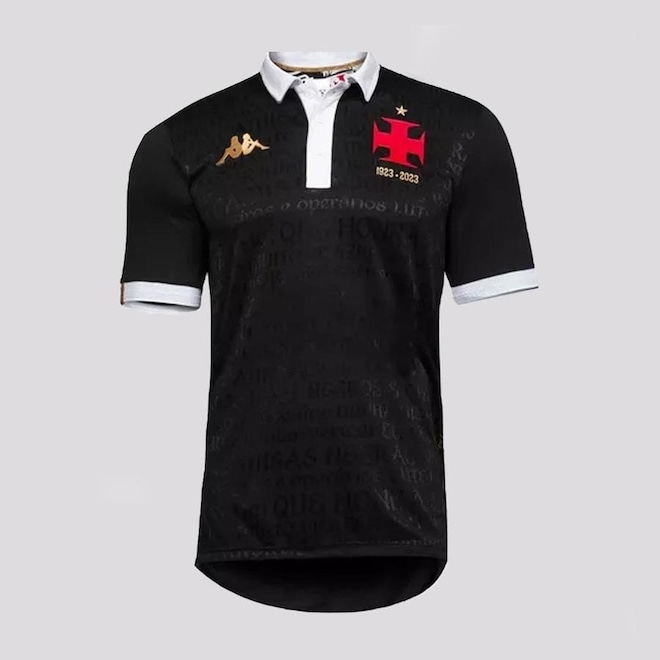 Camisa Polo do Vasco da Gama III 23 Kappa Masculina Jogador - Foto 1