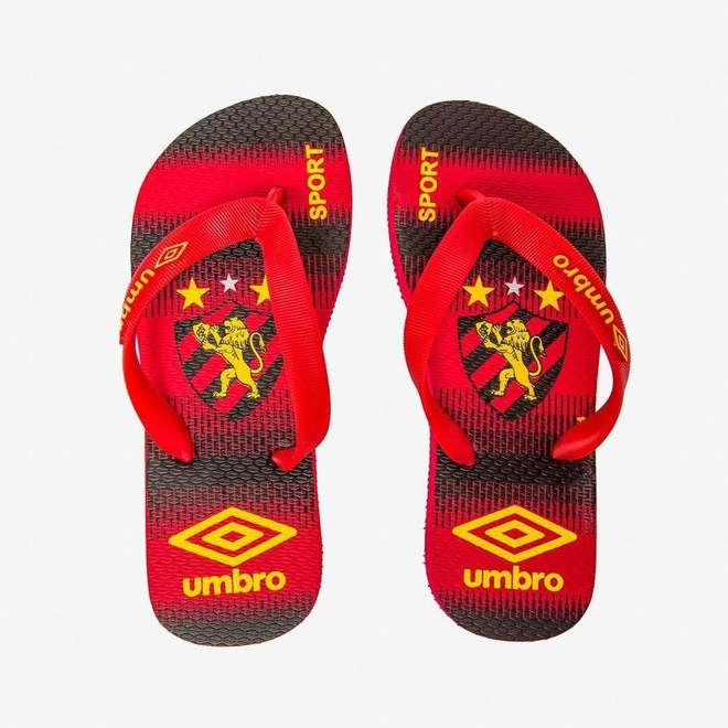 Chinelo do Sport Recife Umbro com Embalagem - Adulto - Foto 1