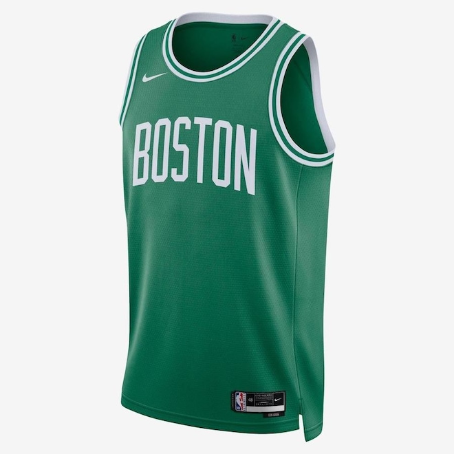 Camiseta Regata Nike Boston Celtics Icon Edition 2023/24 - Masculina - Foto 1