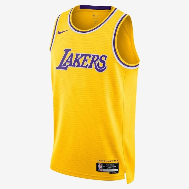 Camiseta Regata Nike Los Angeles Lakers Icon Edition 2023/24 - Masculina - Foto 1