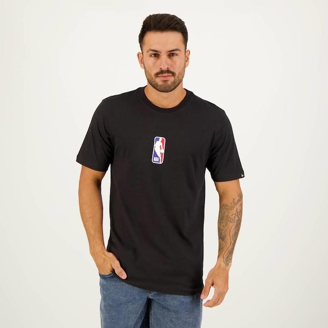 Camiseta New Era Nba Logo I - Masculina - Foto 1