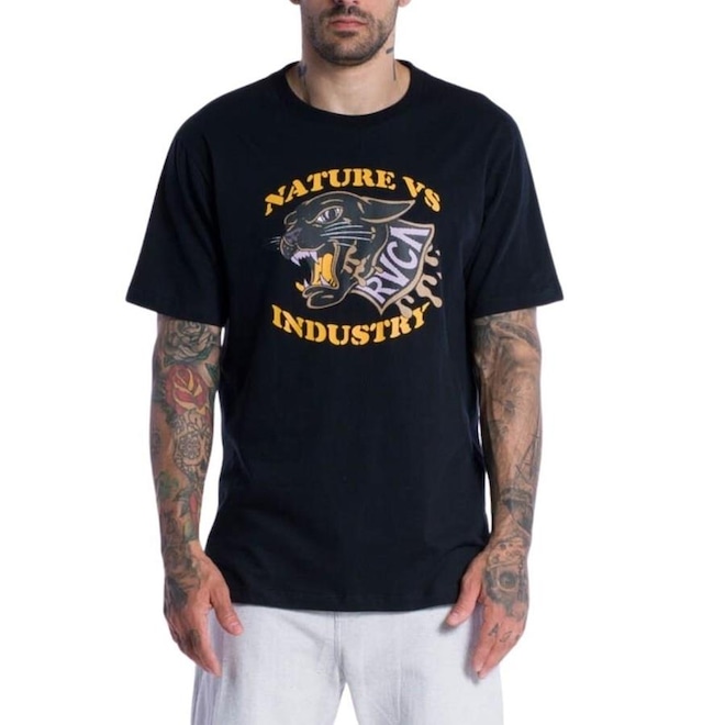 Camiseta Rvca Panther - Masculina - Foto 1