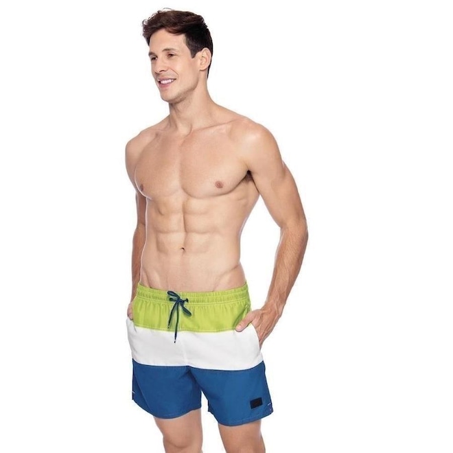 Shorts Speedo Swim Stripes - Masculino - Foto 1