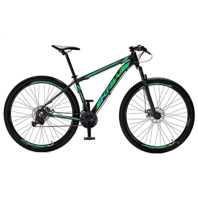Bicicleta Aro 29 Krw Alumínio Shimano - Freio a Disco Suspensão Mountain Bike S4 - Câmbio Shimano - 24 Velocidades - Adulto - Foto 1