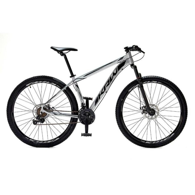 Bicicleta Aro 29 Krw Alumínio - Freio Hidráulico Suspensão Dianteira Mountain Bike S8 - 27 Velocidades - Adulto - Foto 1