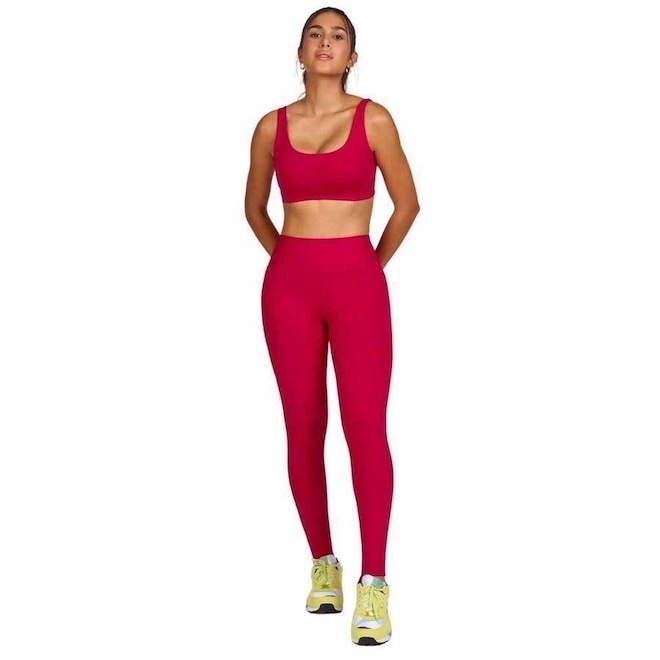 Calça Legging Alto Giro Hyper Push-Up - Feminina - Foto 1