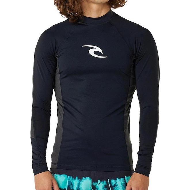 Camiseta Rip Curl Manga Longa Surf Waves Upf Perf L/S Sm24 - Masculina - Foto 1