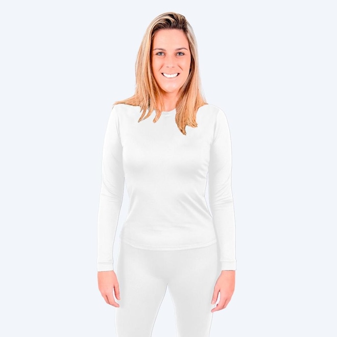 Camiseta Térmica Roupas Térmicas Segunda Pele - Feminina - Foto 1