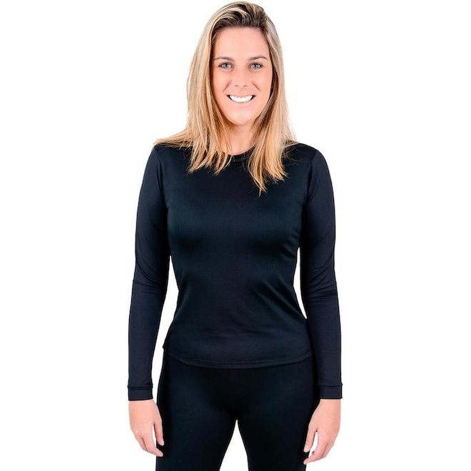 Camiseta Térmica Roupas Térmicas Segunda Pele - Feminina - Foto 1