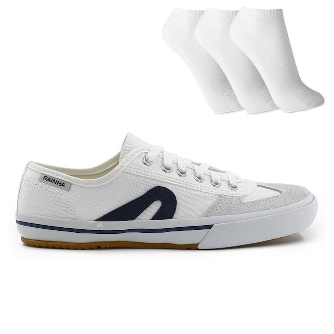Tênis Rainha Vl 2500 + 3 Pares de Meias - Masculino - Foto 1