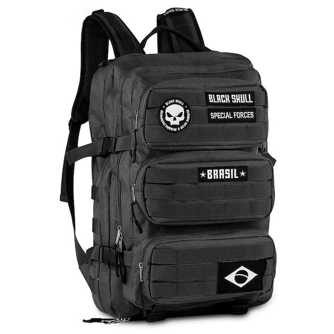 Mochila Black Skull Oficial Clio - 50 Litros - Foto 1