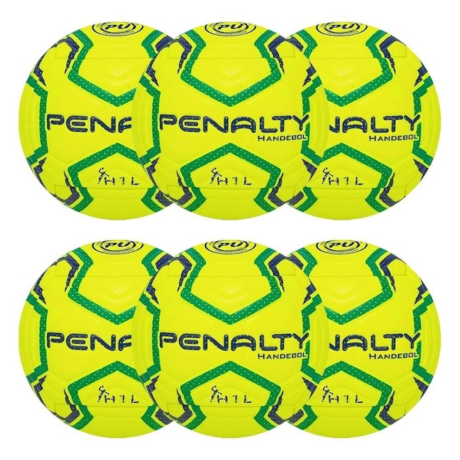 Kit Bolas de Handebol Penalty H1L Ultra Fusion - 6 Unidades - Foto 1