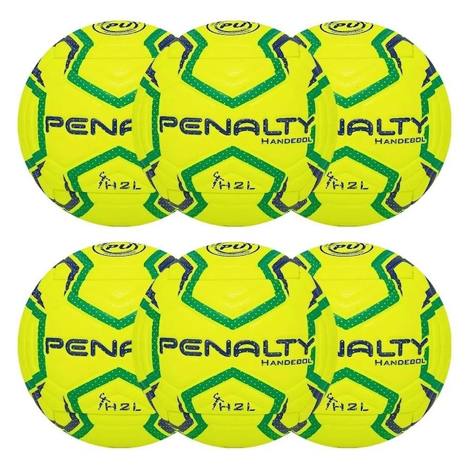 Kit Bolas de Handebol Penalty H2L Ultra Fusion - 6 Unidades - Foto 1