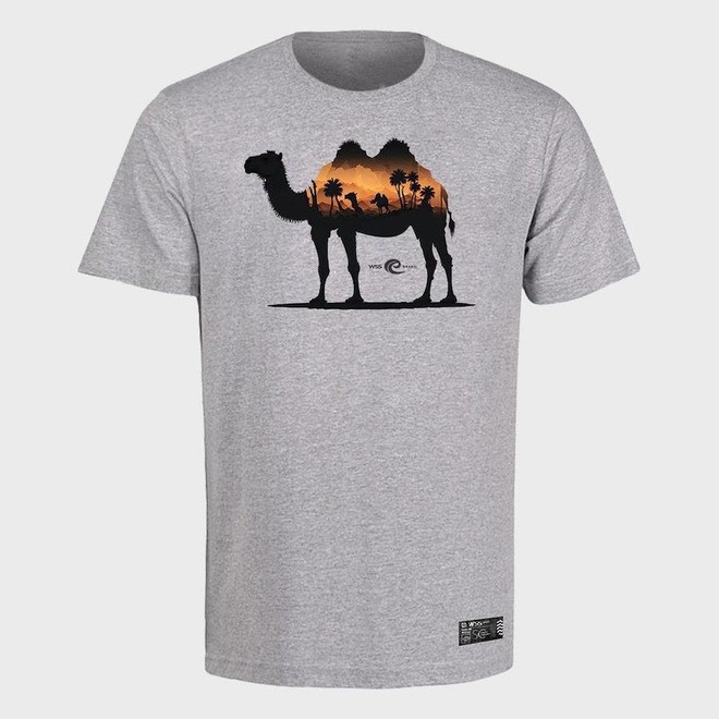 Camiseta Wss Camel''''S Journey Prime - Masculina - Foto 1