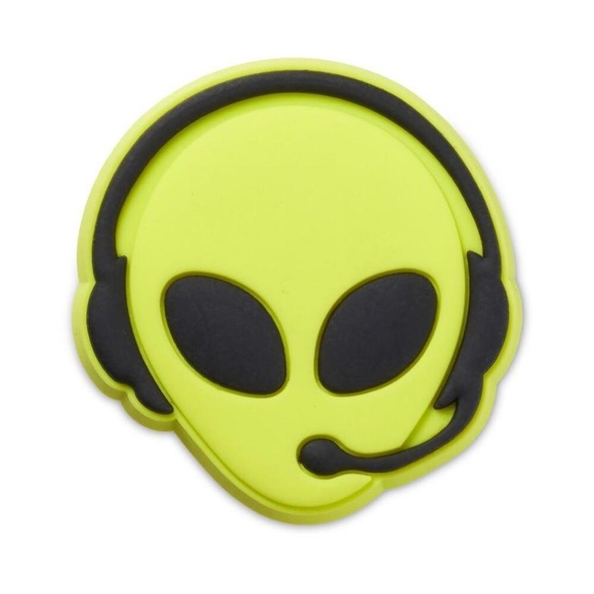 Jibbitz Crocs Alien com Headset Único - Foto 1