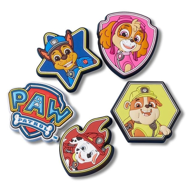 Jibbitz Crocs Patrulha Canina Pack com 5 Peças Único - Foto 1