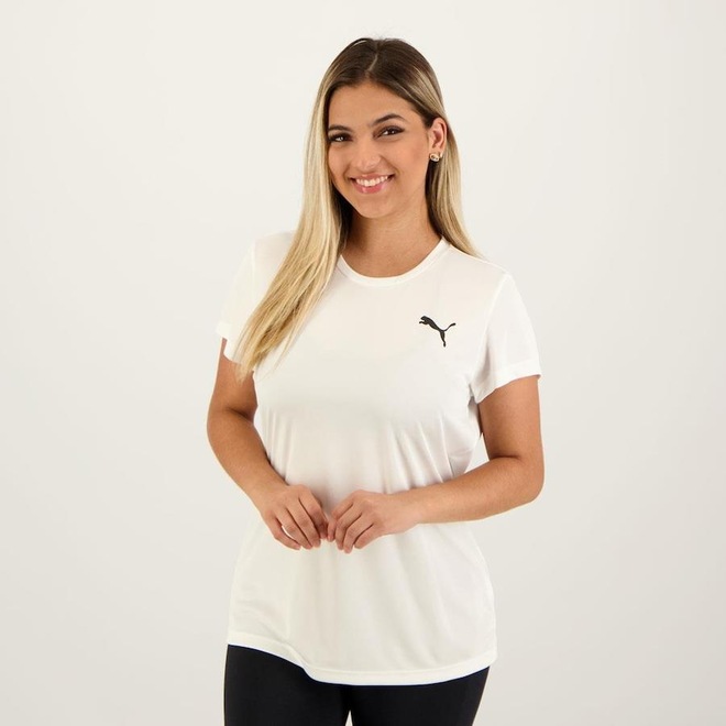 Camiseta Puma Active Logo - Feminina - Foto 1