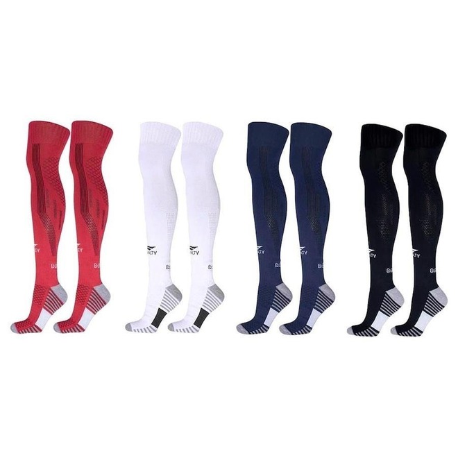 Kit Meiões Penalty Max - 4 Pares - 33 A 48 - Infantil - Foto 1