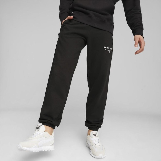 Calça Puma de Moletom Puma Team - Masculina - Foto 1