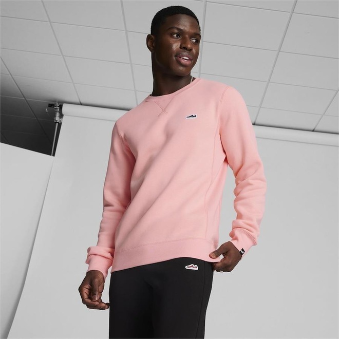 Camiseta Puma Manga Longa New Suede - Masculina - Foto 1