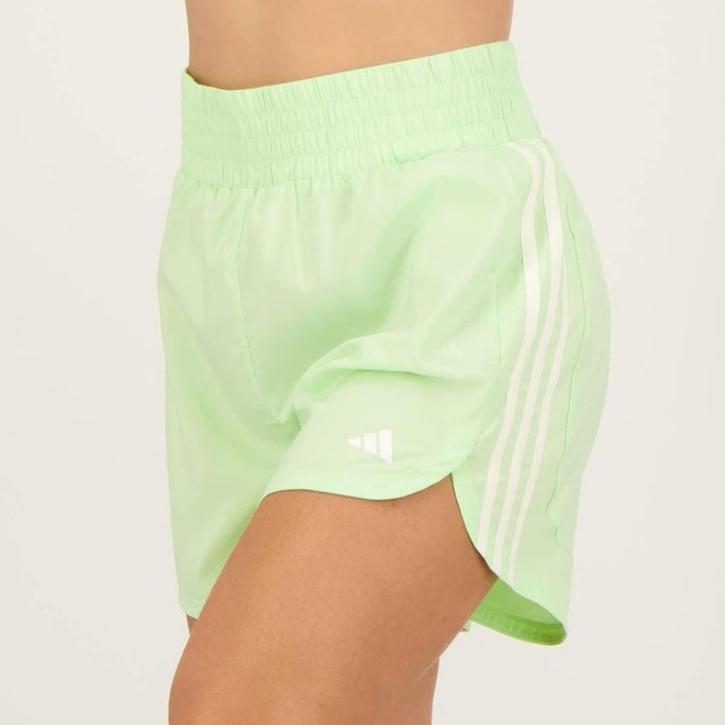 Shorts adidas Pacer 3 Listras - Feminino - Foto 1