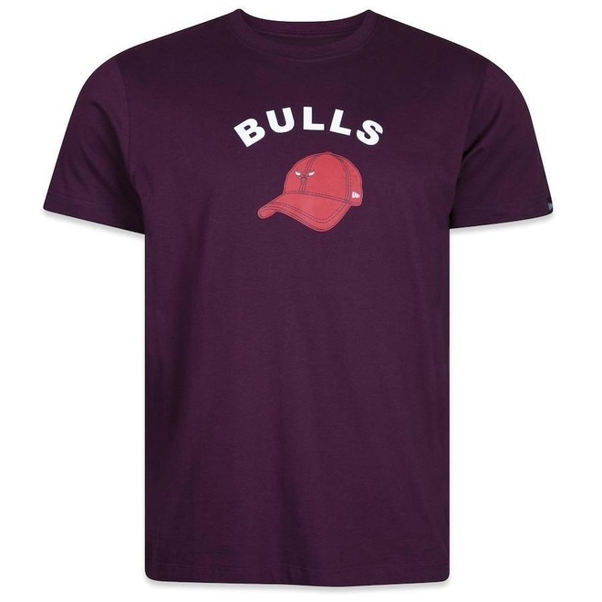 Camiseta New Era Baby Look Nba Chicago Bulls - Feminina - Foto 1