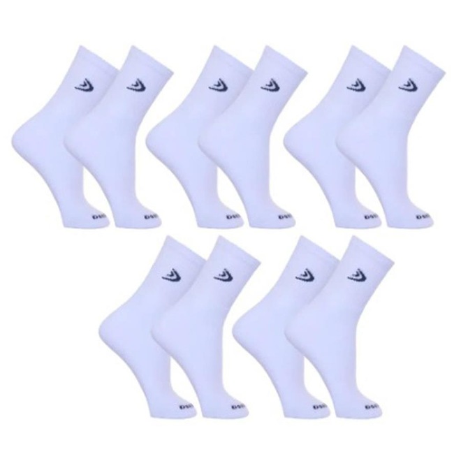 Kit Meias Cano Longo Dorbe Algodão - 5 Pares - Adulto - Foto 1