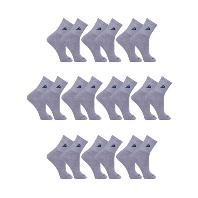 Kit Meias Cano Longo Dorbe Algodão - 38 a 43 - 10 Pares - Adulto - Foto 1