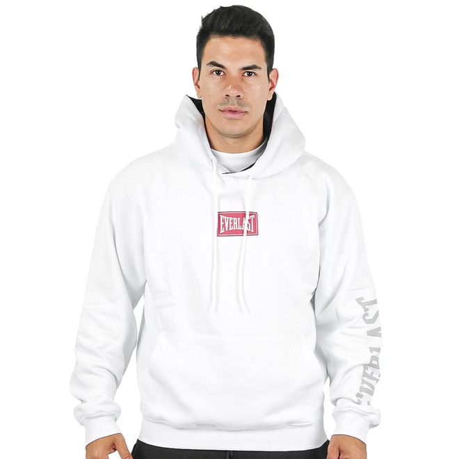 Blusão de Moletom com Capuz Everlast Box Logo - Masculino - Foto 1