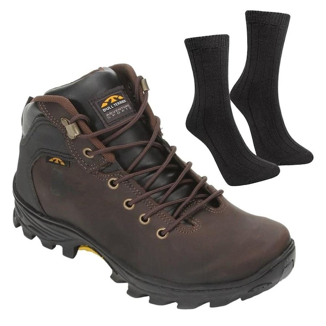 Bota Bull Terrier Valmet + 1 Par de Meias - Feminina - Foto 1