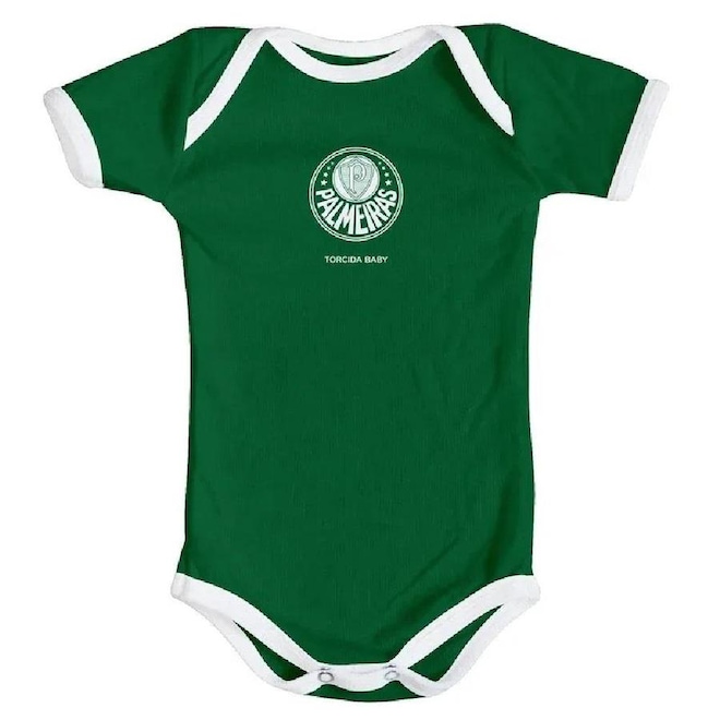 Body Palmeiras Bebê Torcida Baby - Infantil - Foto 1