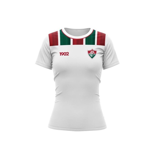 Camisa do Fluminense Baby Look Immersive Braziline - Feminina - Foto 1