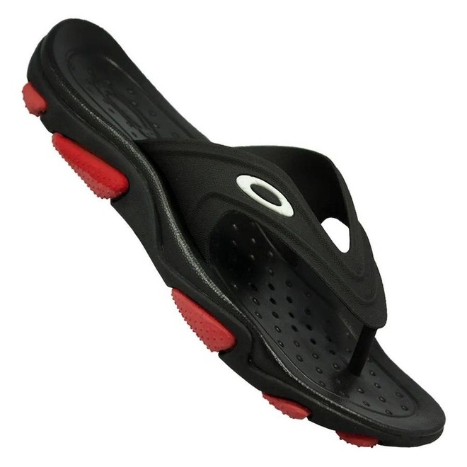 Chinelo Oakley Titan Red - Adulto - Foto 1